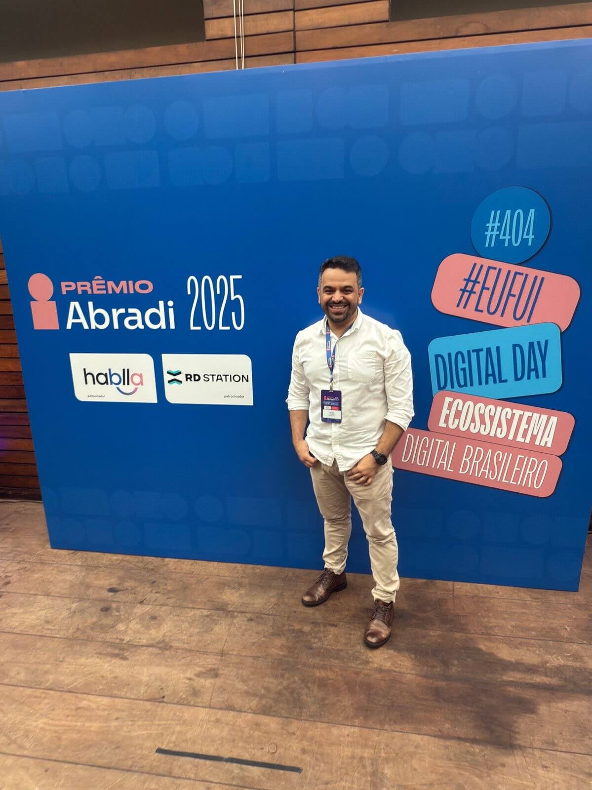 Douglas Oliveira no Prêmio Abradi 2025